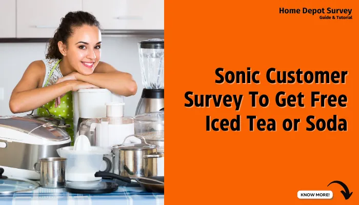 Sonic Customer Survey To Get Free Iced Tea or Soda